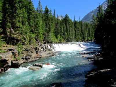 Flathead River at Glacier NP in MT