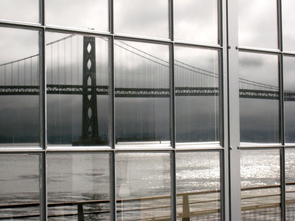 Bay Bridge Reflected