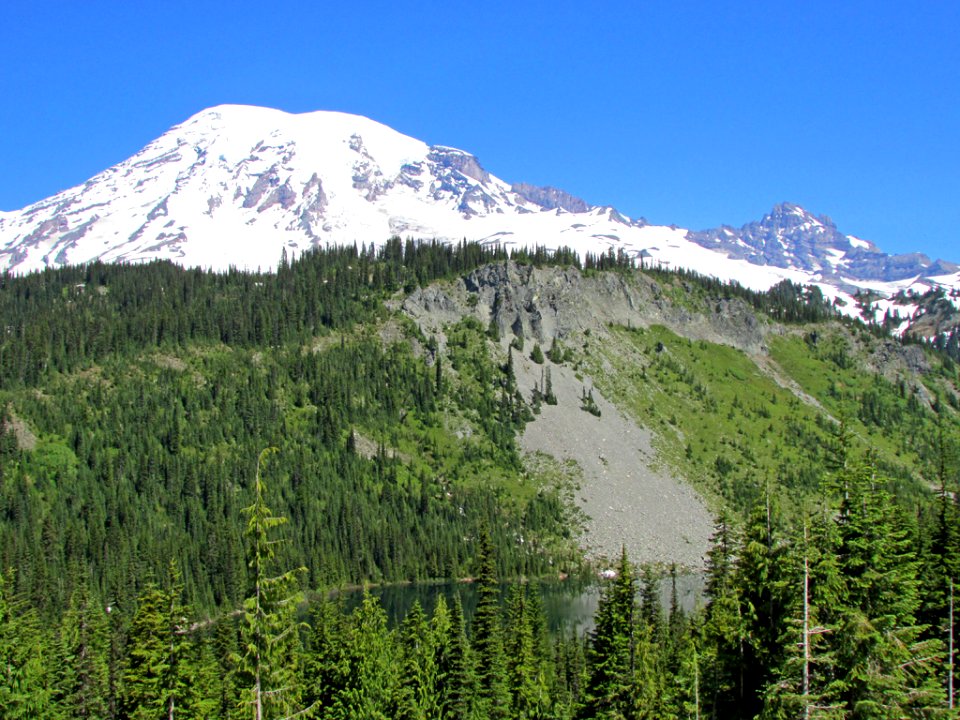 Louise Lake at Mt. Rainier NP in WA