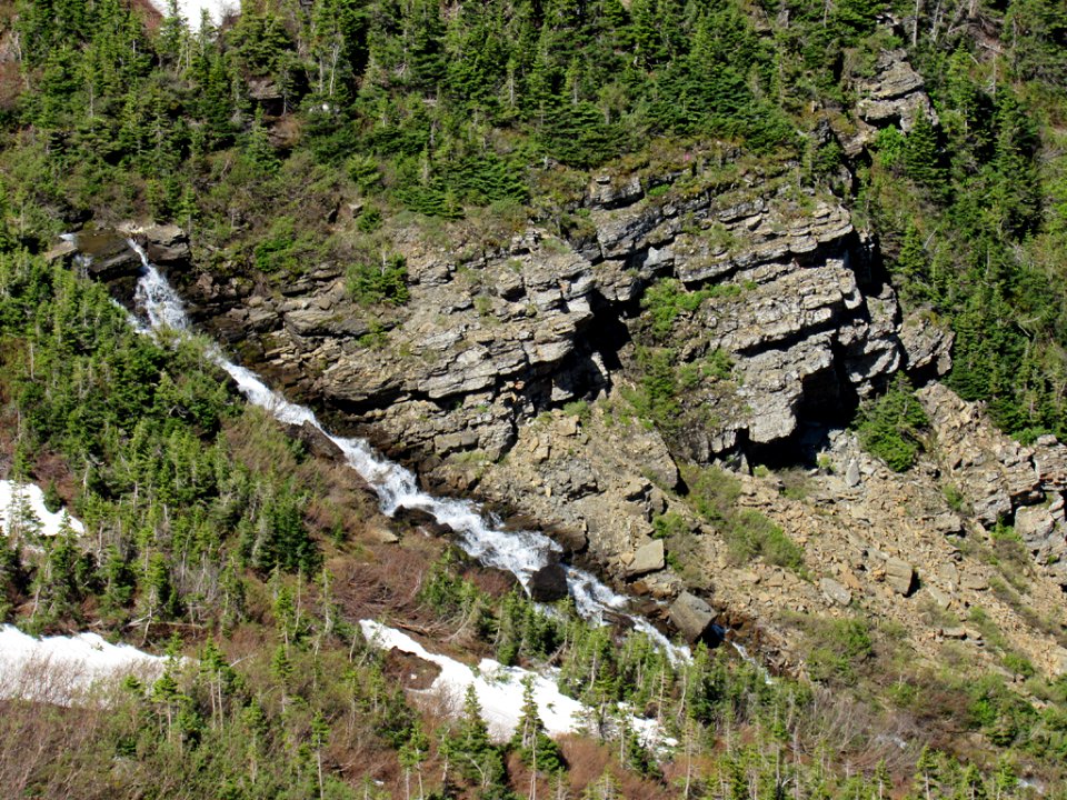 Waterfall at Glacier NP in Montana