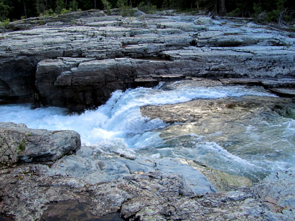 Flathead River at Glacier NP in MT