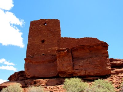 Wukoki Ruin at Wupatki NM in Arizona photo