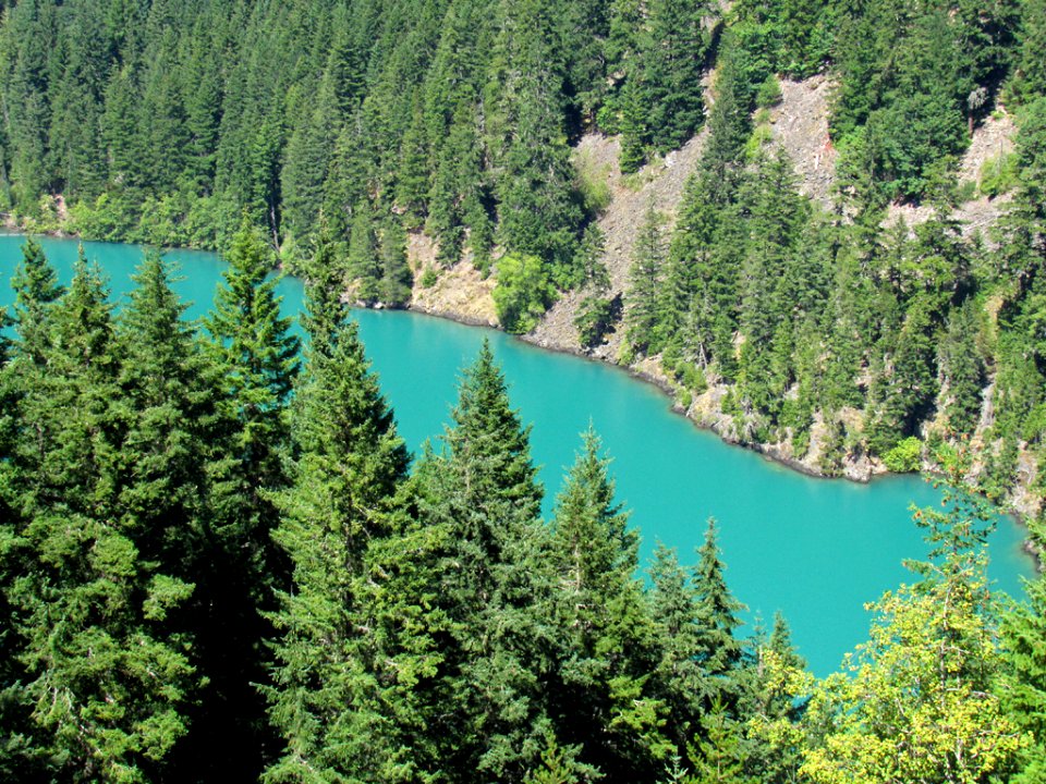 Diablo Lake at North Cascades NP in WA