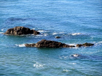 Cannon Beach at Pacific Coast In OR photo