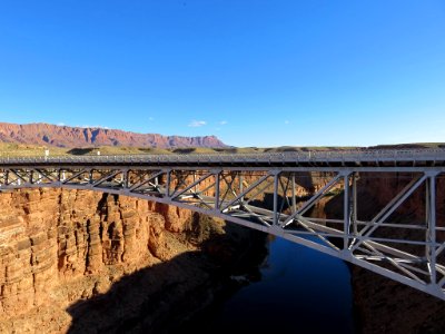 Navajo Bridge at Marble Canyon in AZ photo
