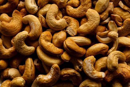 Snack roasted cashews photo