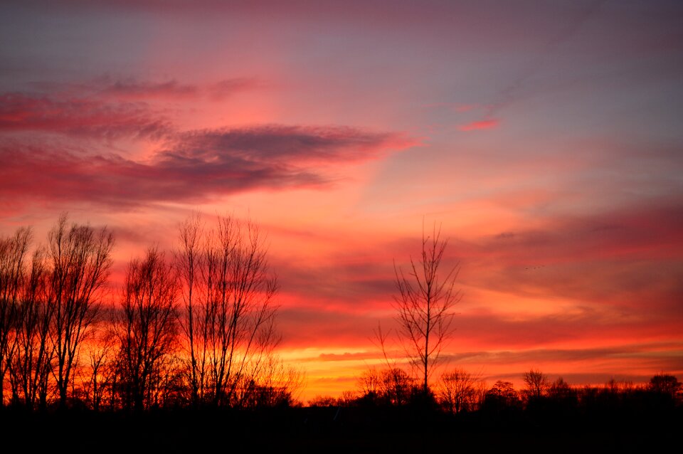 Evening sky sky abendstimmung photo