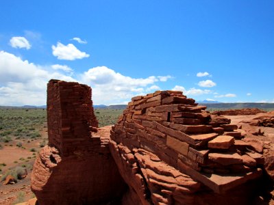 Wukoki Ruin at Wupatki NM in Arizona photo