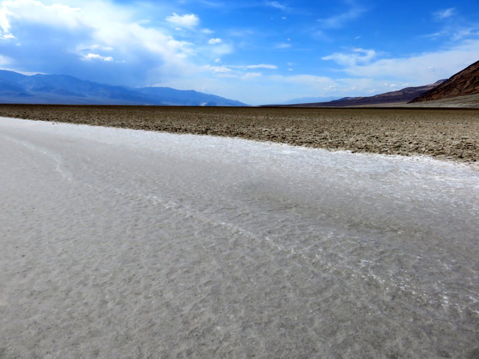 Badwater Basin at Death Valley NP in California photo