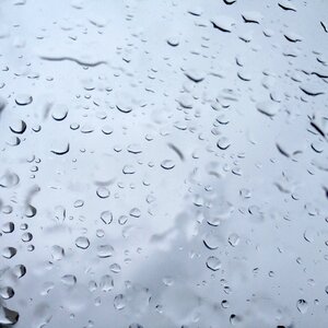 Water drops the window rainy day photo
