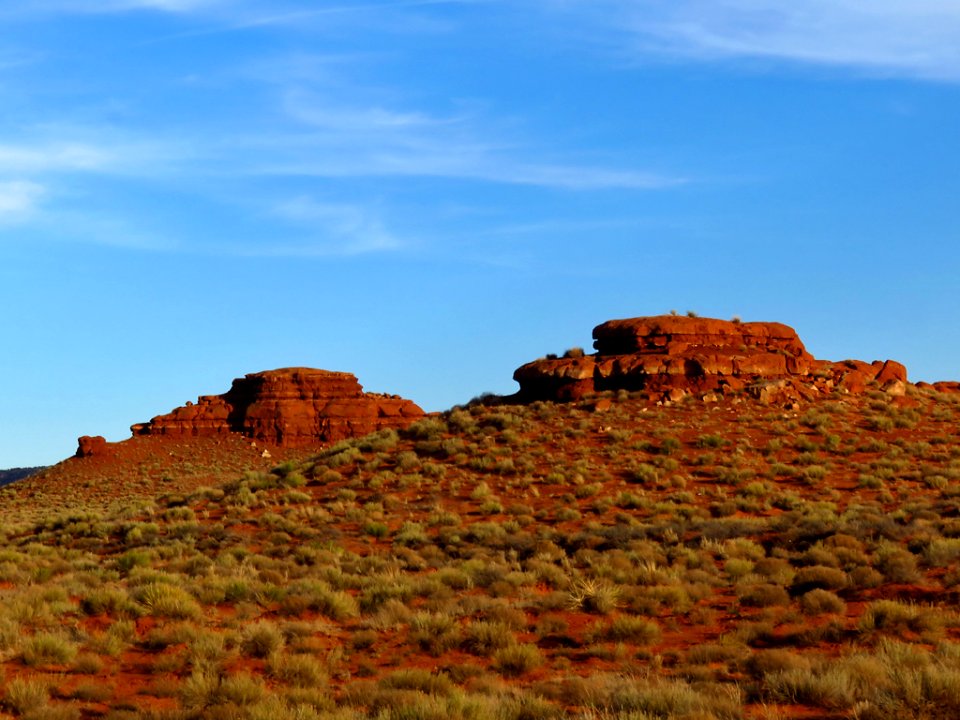 Sunset on Navajo Land at Arizona / Utah Border