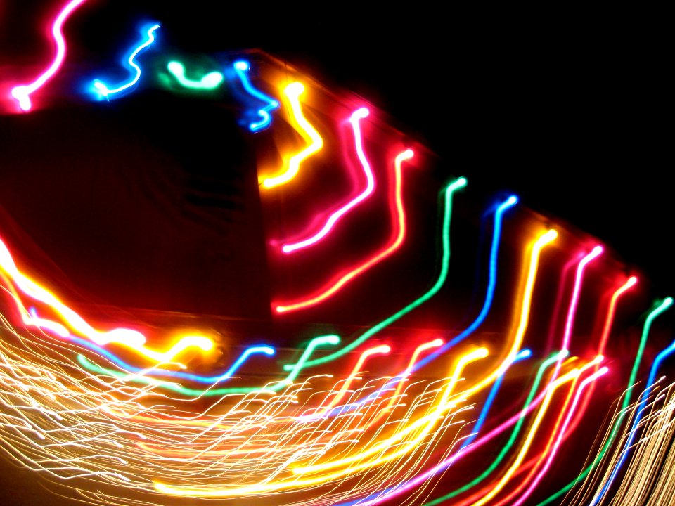 Lightpainting the Xmas Lights