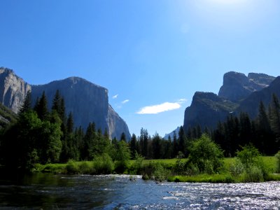 Merced River at Yosemite NP in CA photo