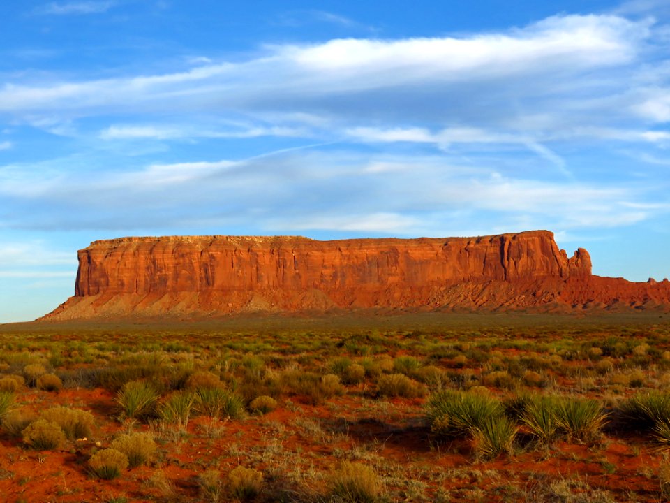 Sunset on Navajo Land at Arizona / Utah Border