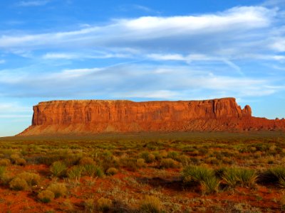 Sunset on Navajo Land at Arizona / Utah Border photo