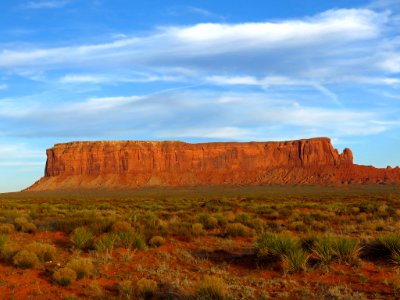 Sunset on Navajo Land at Arizona / Utah Border