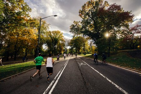Active bike riding run