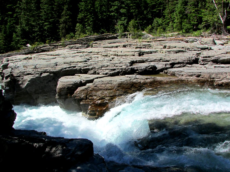 Flathead River at Glacier NP in MT
