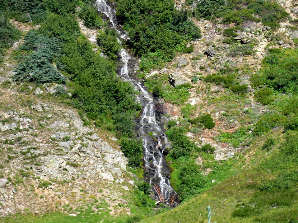 Waterfall at North Cascades NP in WA