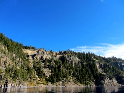 Boat Ride at Crater Lake NP in OR photo