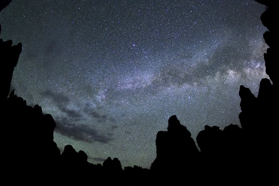 Landscape silhouette sky