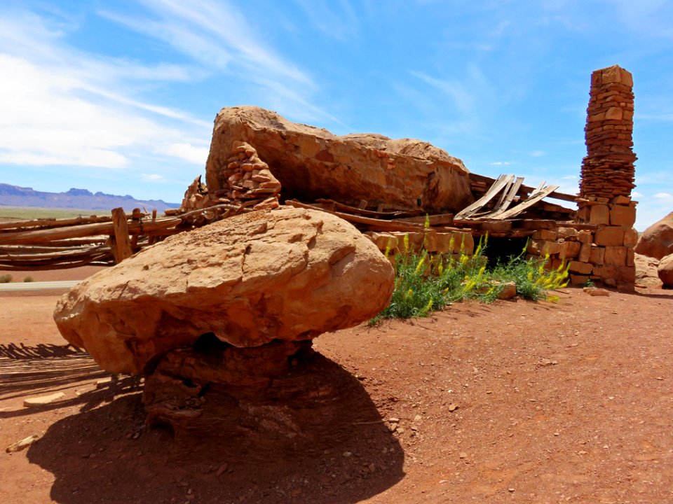 Navajo Stone House in Arizona