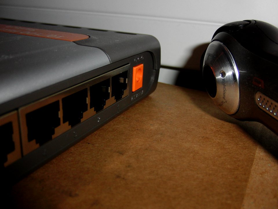 Router und Kamera