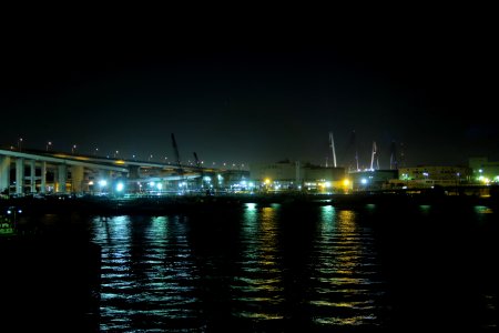 Night view@Nagoya port 01