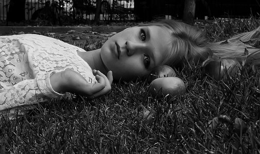 Garden leaves grass