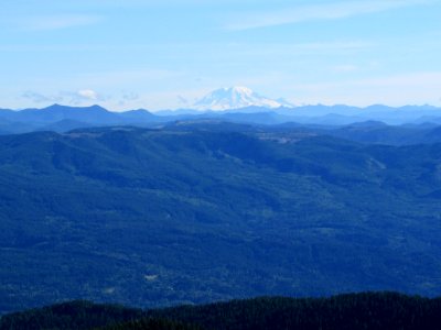 View of Mt. Rainier from Larch Mt. in OR