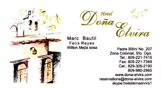 Hotel Dona Elvira - Santo Domingo, R.D.