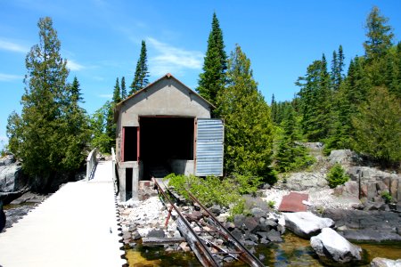 Harbor Island boat house