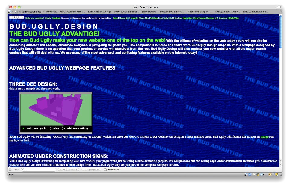 Old Skool Web Pages