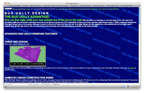 Old Skool Web Pages
