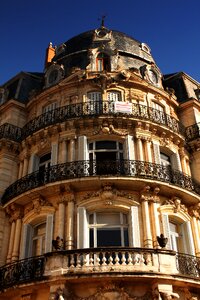 Building facade former montpellier