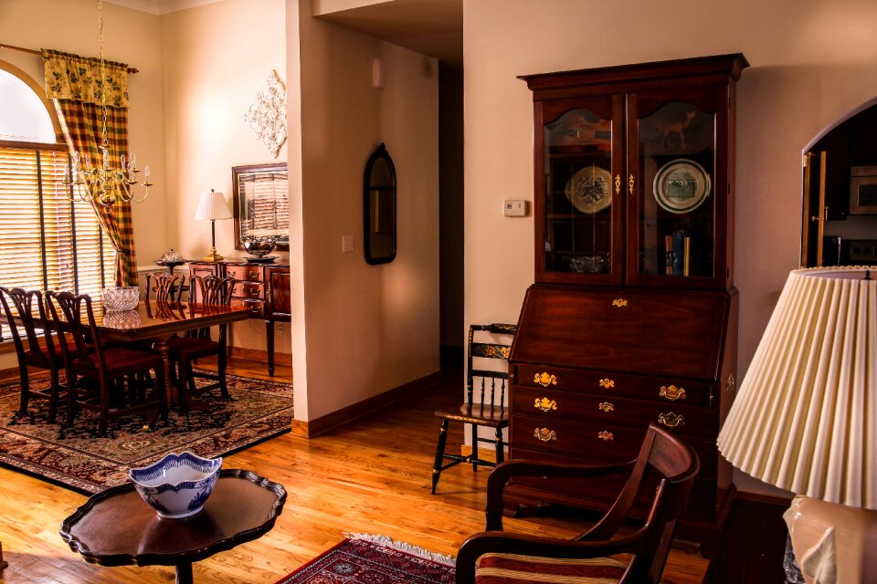 Secretary tea table great room