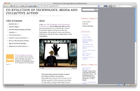 Co-Evolution of Technology, Media and Collective Action