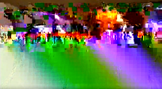 'community' glitch art