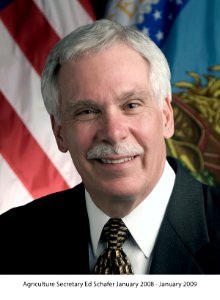 Ed Schafer, 29th Secretary of Agriculture, January 2008 - January 2009.