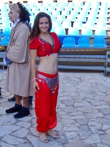 Seductive Orient Belly Dance Girl photo