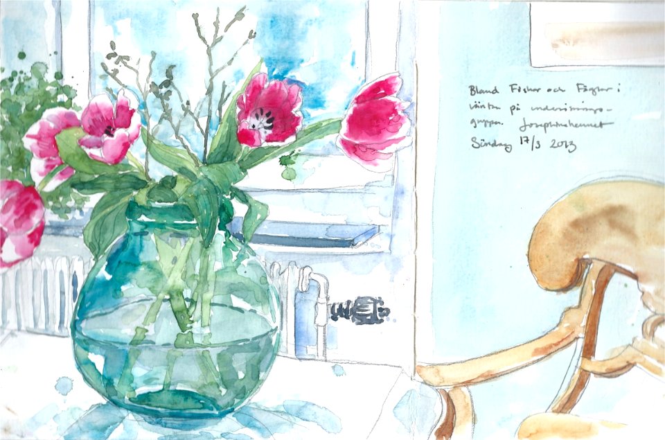 A quick tulip sketch