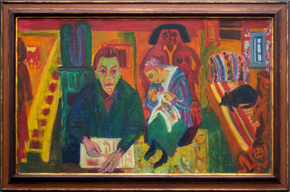 Ernst Ludwig Kirchner - Das Wohnzimmer (1921)