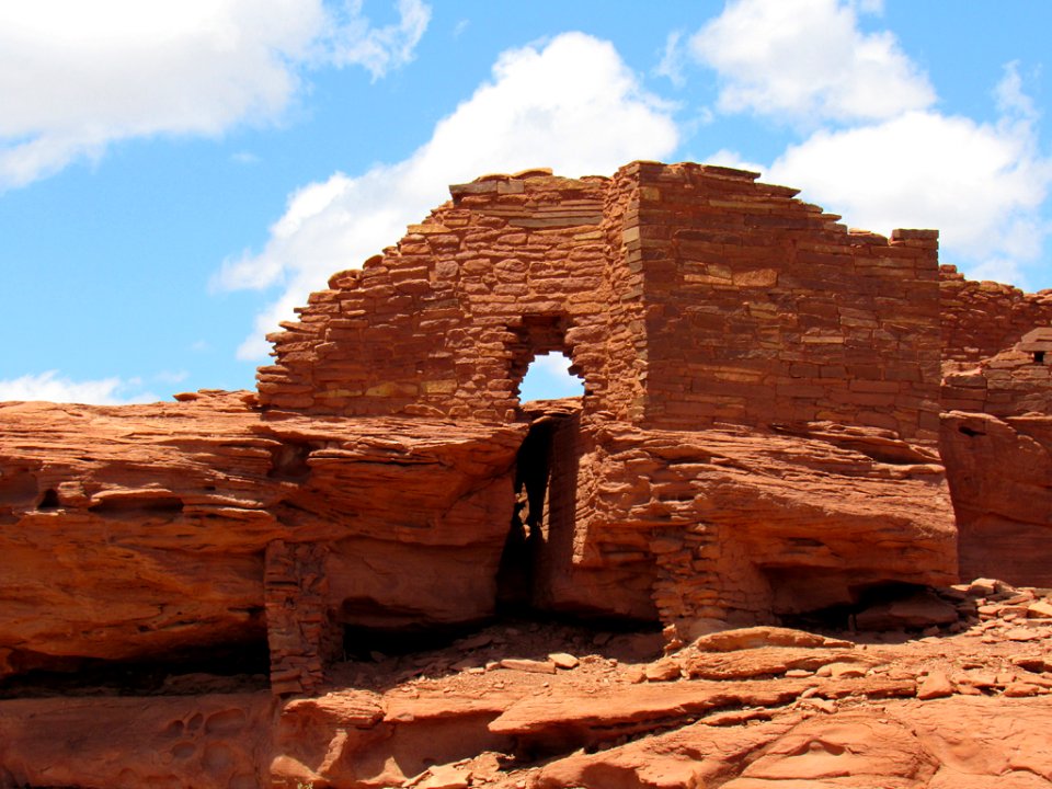 Wukoki Ruin at Wupatki NM in Arizona