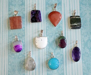 Stone jewelry lot photo