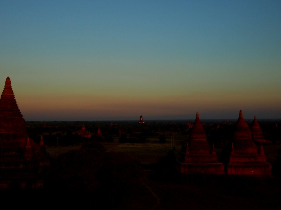 Stupa at Sunset
