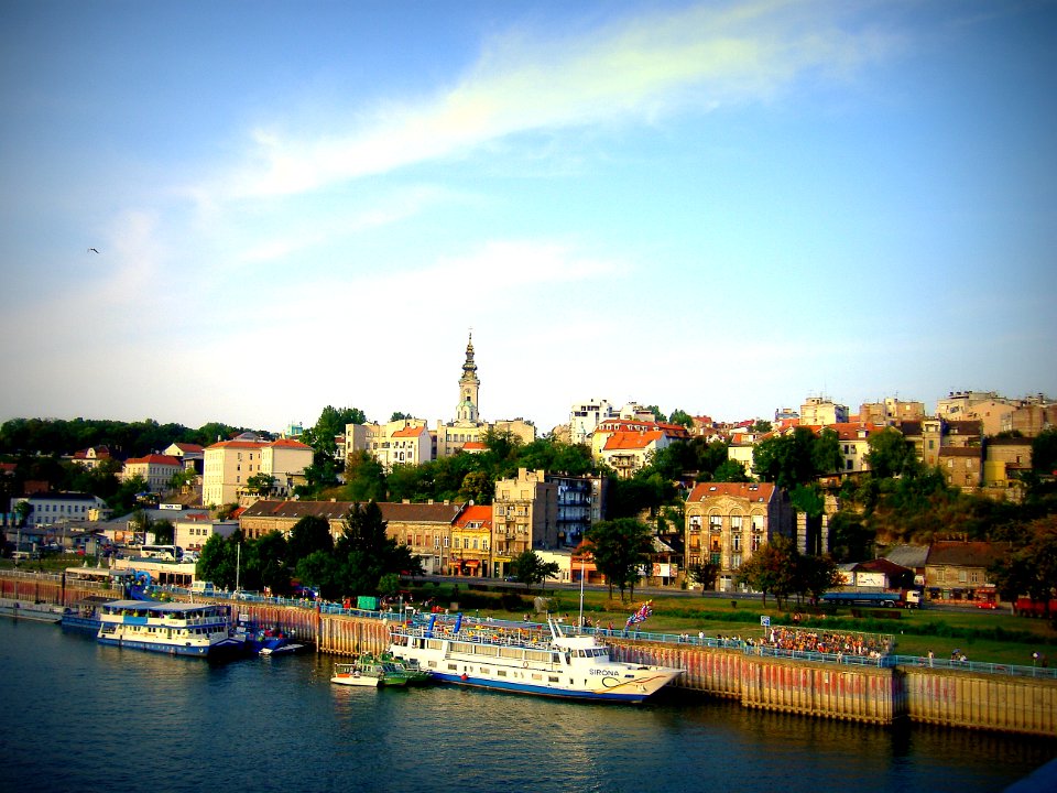 View on a city marine