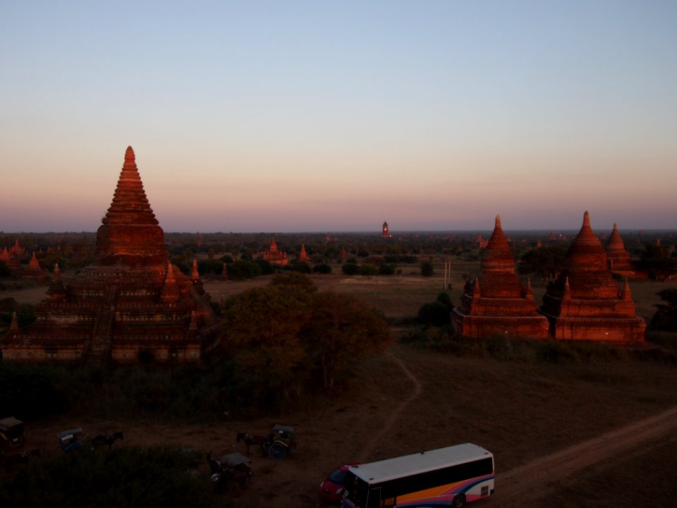 Stupa at Sunset