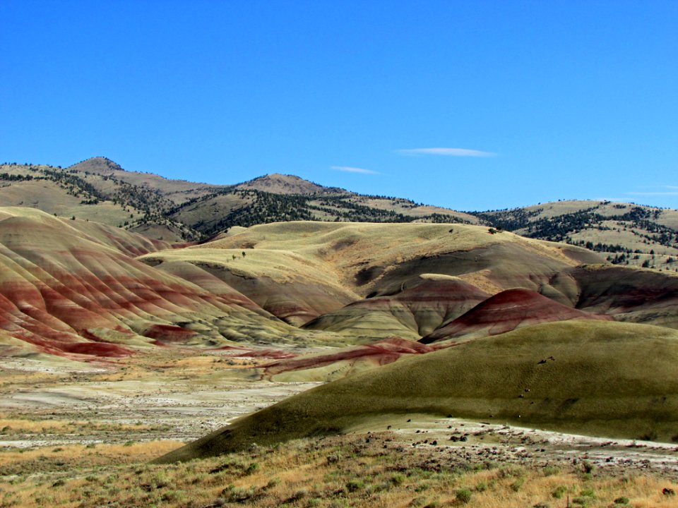 Painted Hills Unit at John Day Fossil Beds NM in OR