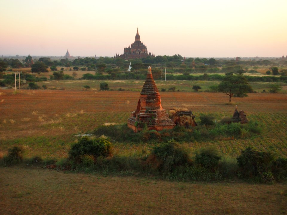 Stupa at Sunset