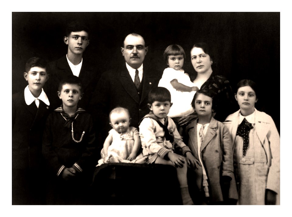 la famiglia Urbani - Asiago 1938